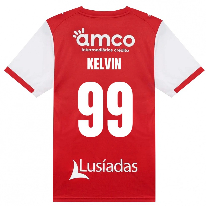Danxen Barn Kauan Kelvin #99 Vit Röd Svart Hemmatröja Matchtröjor 2026/27 Tröjor T-Tröja
