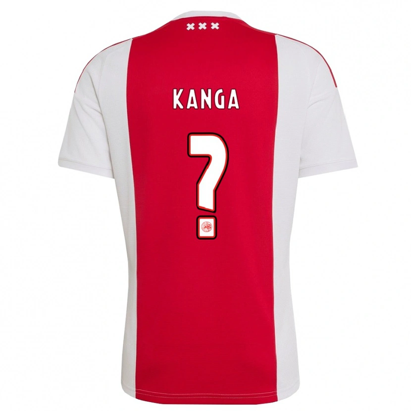 Danxen Barn Zenil Kanga #0 Röd Vit Gul Hemmatröja Matchtröjor 2026/27 Tröjor T-Tröja