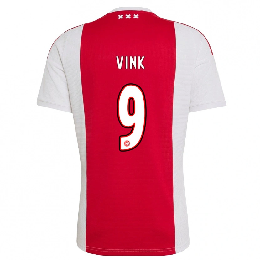 Danxen Barn Skye Vink #9 Röd Vit Gul Hemmatröja Matchtröjor 2026/27 Tröjor T-Tröja