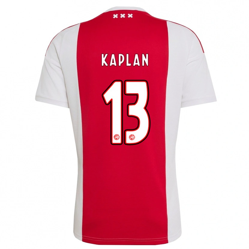 Danxen Barn Ahmetcan Kaplan #13 Röd Vit Gul Hemmatröja Matchtröjor 2026/27 Tröjor T-Tröja