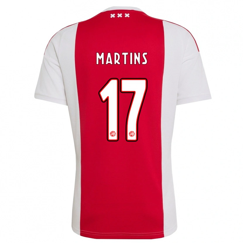 Danxen Barn Lilinho Martins #17 Röd Vit Gul Hemmatröja Matchtröjor 2026/27 Tröjor T-Tröja