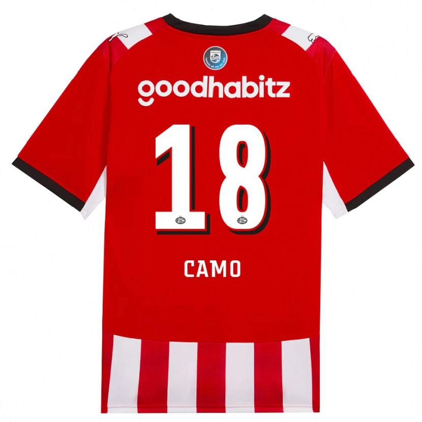 Danxen Barn Adin Camo #18 Röd Vit Svart Hemmatröja Matchtröjor 2026/27 Tröjor T-Tröja