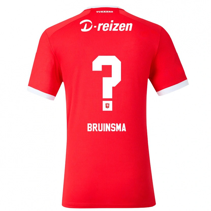 Danxen Barn Semmy Bruinsma #0 Röd Vit Hemmatröja Matchtröjor 2026/27 Tröjor T-Tröja