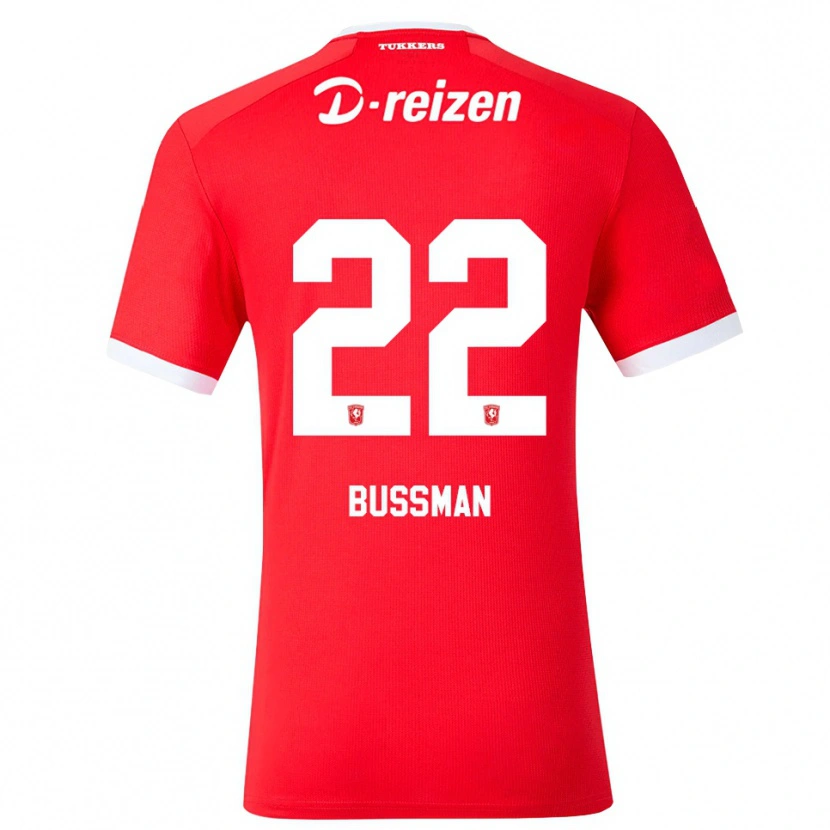 Danxen Barn Fiene Bussman #22 Röd Vit Hemmatröja Matchtröjor 2026/27 Tröjor T-Tröja