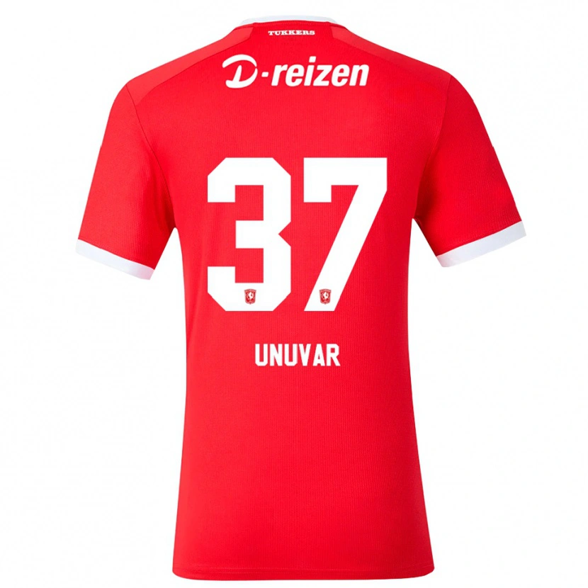 Danxen Barn Naci Ünüvar #37 Röd Vit Hemmatröja Matchtröjor 2026/27 Tröjor T-Tröja