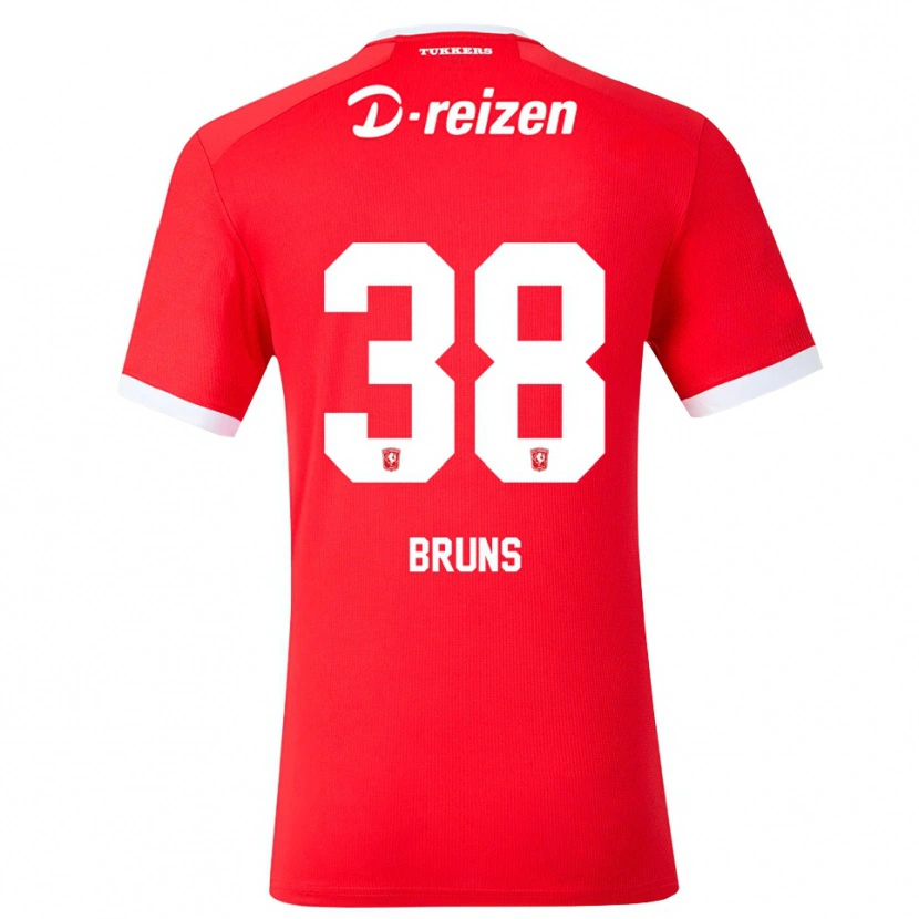 Danxen Barn Max Bruns #38 Röd Vit Hemmatröja Matchtröjor 2026/27 Tröjor T-Tröja
