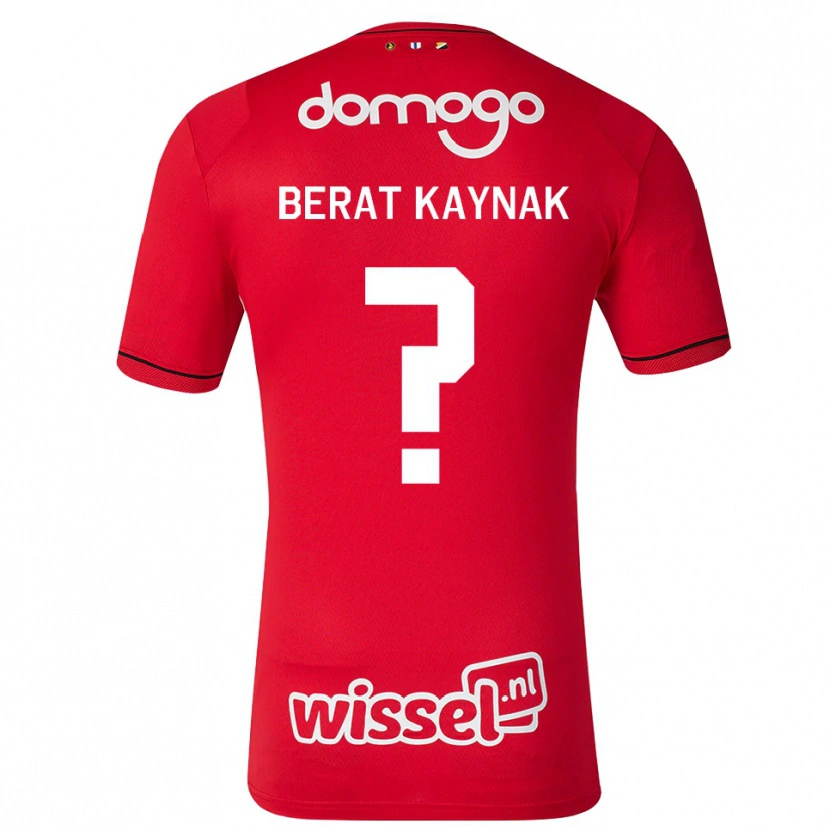Danxen Barn Ensar Berat Kaynak #0 Röd Vit Svart Hemmatröja Matchtröjor 2026/27 Tröjor T-Tröja