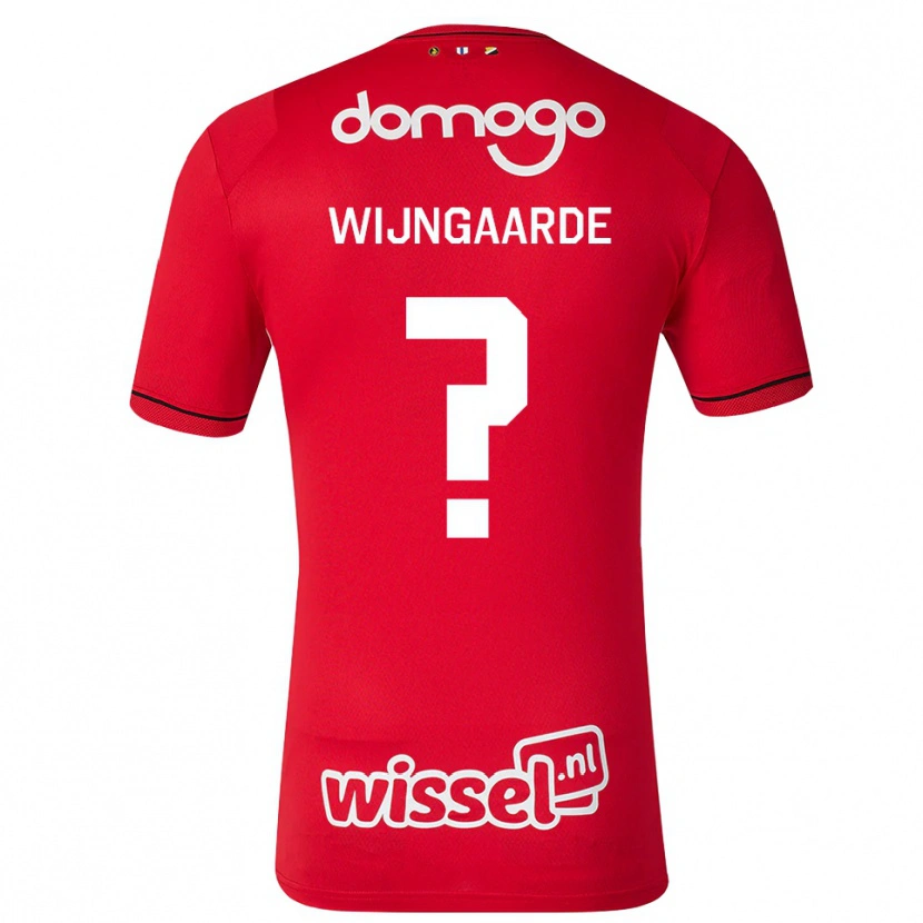 Danxen Barn Jahrnell Wijngaarde #0 Röd Vit Svart Hemmatröja Matchtröjor 2026/27 Tröjor T-Tröja