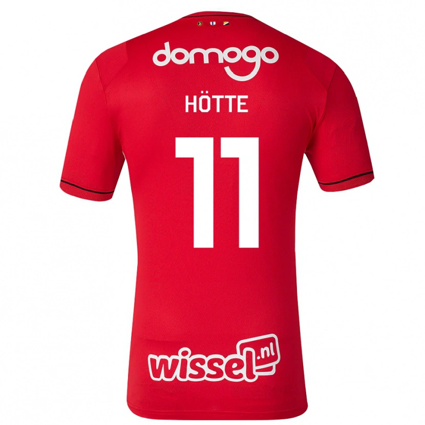 Danxen Barn Ties Hötte #11 Röd Vit Svart Hemmatröja Matchtröjor 2026/27 Tröjor T-Tröja
