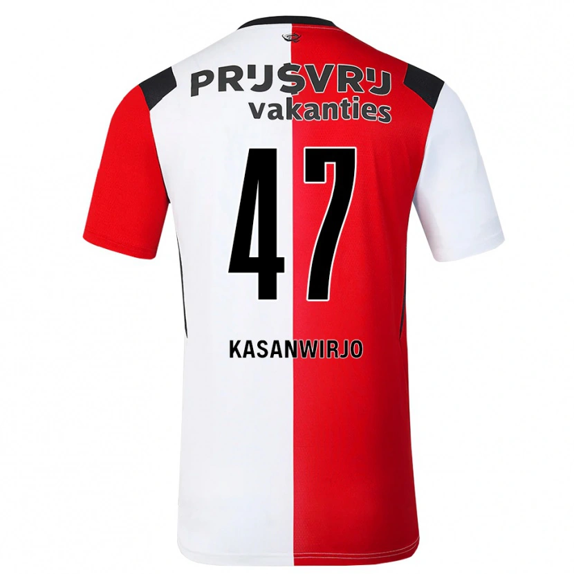 Danxen Barn Neraysho Kasanwirjo #47 Röd Vit Svart Hemmatröja Matchtröjor 2026/27 Tröjor T-Tröja