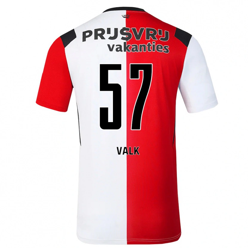 Danxen Barn Sem Valk #57 Röd Vit Svart Hemmatröja Matchtröjor 2026/27 Tröjor T-Tröja