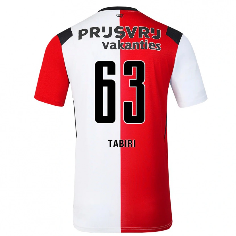 Danxen Barn Kwame Tabiri #63 Röd Vit Svart Hemmatröja Matchtröjor 2026/27 Tröjor T-Tröja