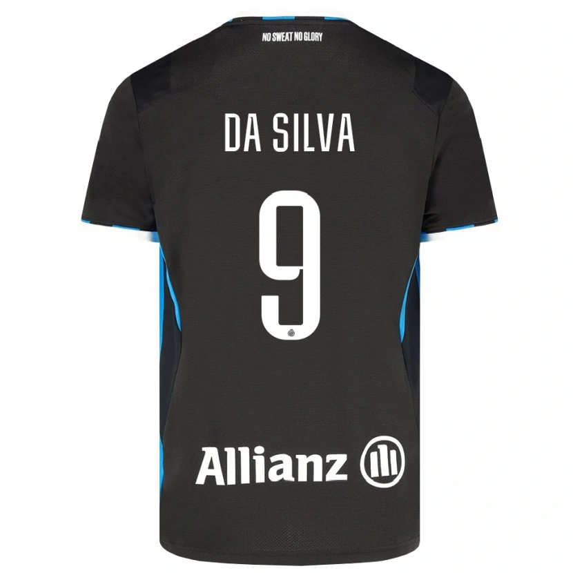 Danxen Barn Jessi Da Silva #9 Svart Röd Blå Hemmatröja Matchtröjor 2026/27 Tröjor T-Tröja