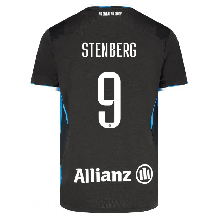 Danxen Barn Hanna Stenberg #9 Svart Röd Blå Hemmatröja Matchtröjor 2026/27 Tröjor T-Tröja