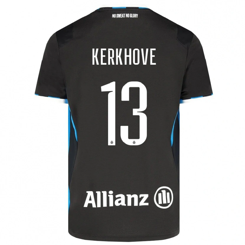Danxen Barn Angel Kerkhove #13 Svart Röd Blå Hemmatröja Matchtröjor 2026/27 Tröjor T-Tröja
