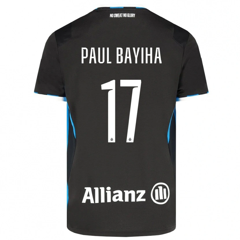 Danxen Barn Jean-Paul Bayiha #17 Svart Röd Blå Hemmatröja Matchtröjor 2026/27 Tröjor T-Tröja