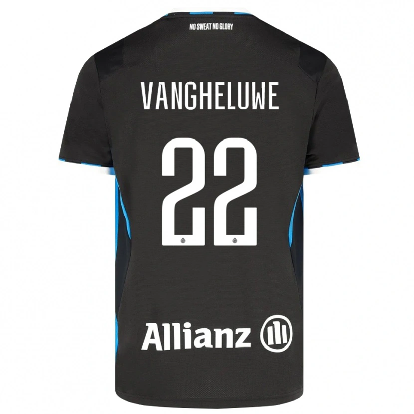 Danxen Barn Jody Vangheluwe #22 Svart Röd Blå Hemmatröja Matchtröjor 2026/27 Tröjor T-Tröja