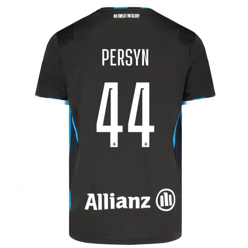 Danxen Barn Noor Persyn #44 Svart Röd Blå Hemmatröja Matchtröjor 2026/27 Tröjor T-Tröja