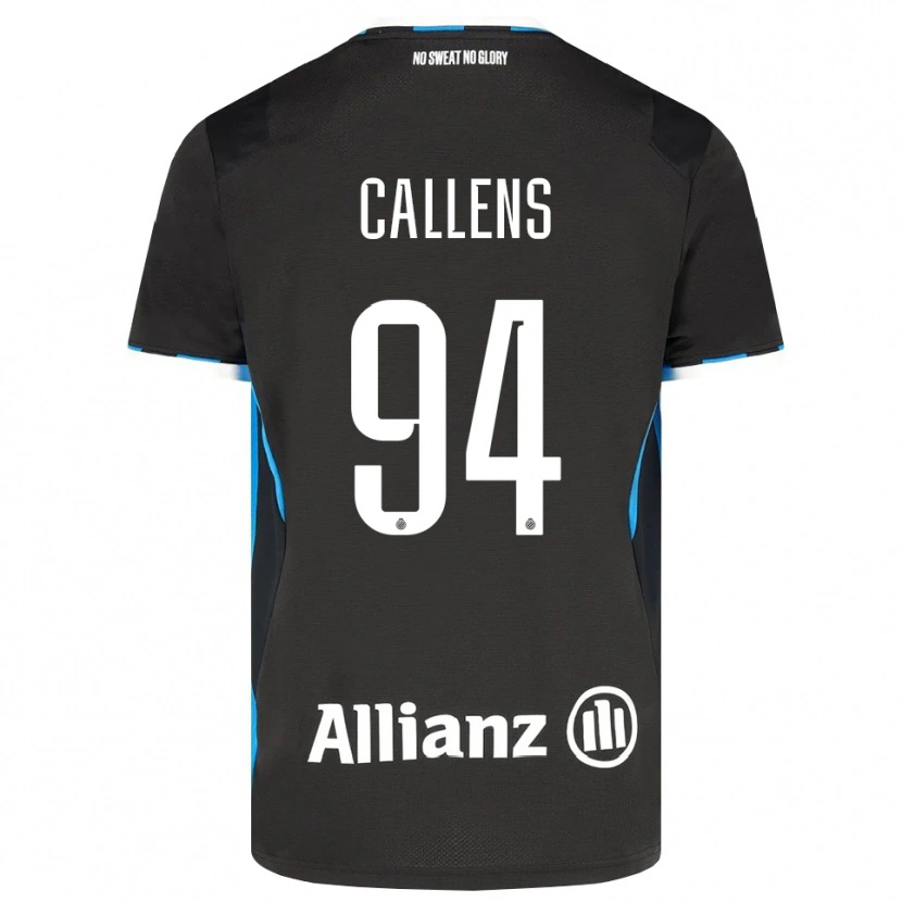 Danxen Barn Emiel Callens #94 Svart Röd Blå Hemmatröja Matchtröjor 2026/27 Tröjor T-Tröja