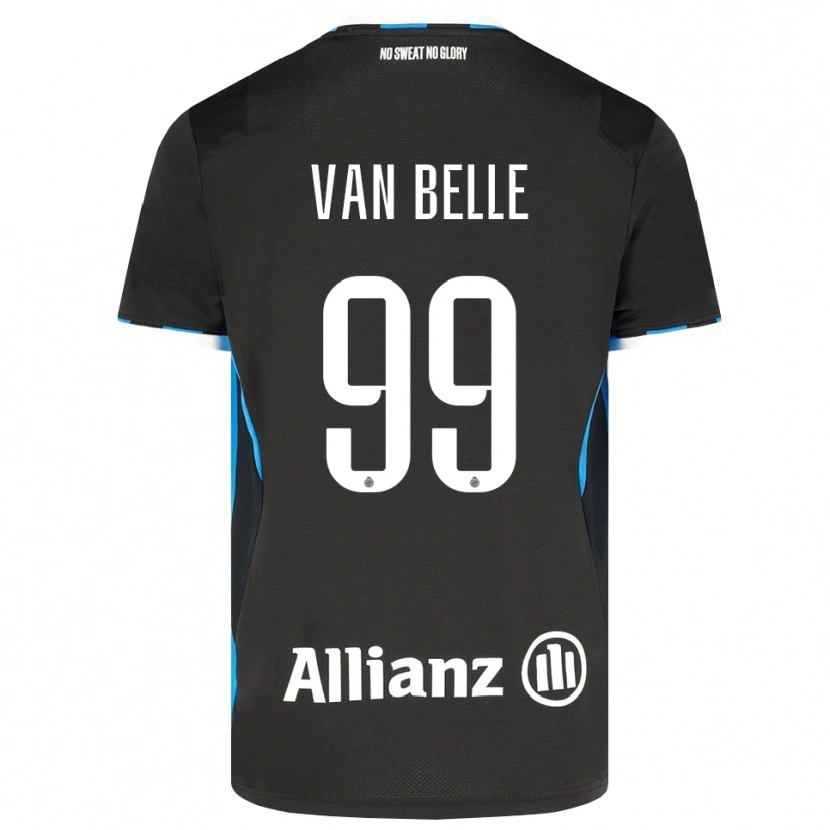 Danxen Barn Lyndsey Van Belle #99 Svart Röd Blå Hemmatröja Matchtröjor 2026/27 Tröjor T-Tröja