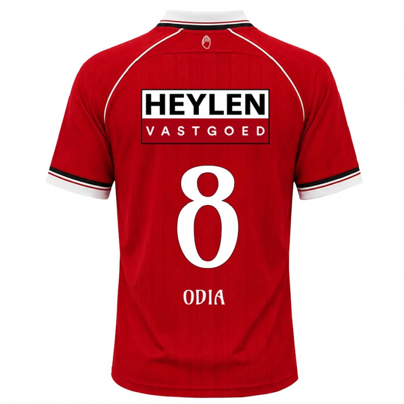 Danxen Barn Dre Odia #8 Röd Vit Svart Hemmatröja Matchtröjor 2026/27 Tröjor T-Tröja