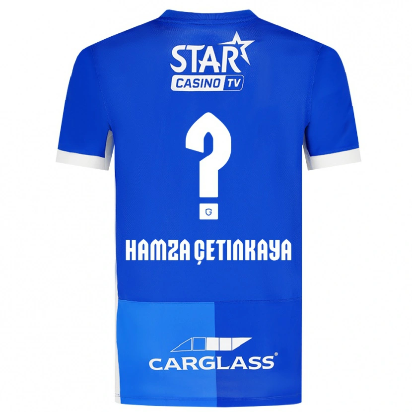Danxen Barn Ayaz Hamza Çetinkaya #0 Mellanblå Kungligblå Vit Hemmatröja Matchtröjor 2026/27 Tröjor T-Tröja