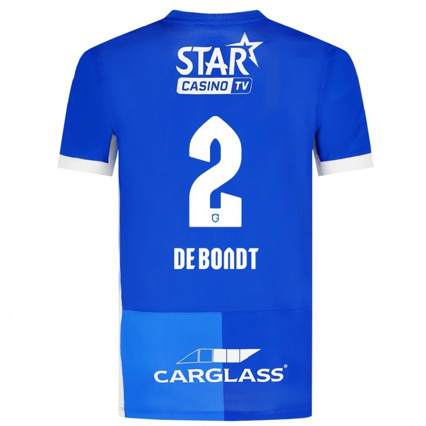Danxen Barn Marith De Bondt #2 Mellanblå Kungligblå Vit Hemmatröja Matchtröjor 2026/27 Tröjor T-Tröja