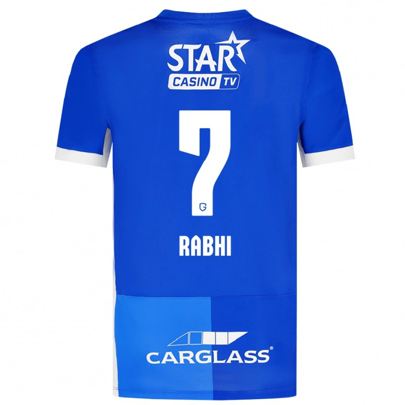 Danxen Barn Ayman Rabhi #7 Mellanblå Kungligblå Vit Hemmatröja Matchtröjor 2026/27 Tröjor T-Tröja