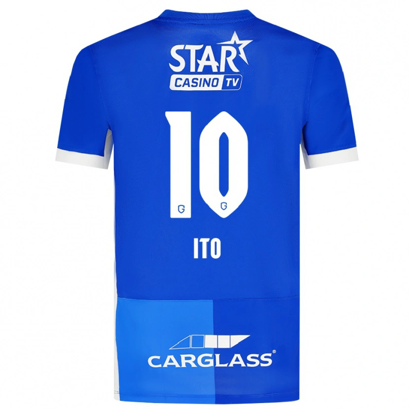 Danxen Barn Junya Ito #10 Mellanblå Kungligblå Vit Hemmatröja Matchtröjor 2026/27 Tröjor T-Tröja