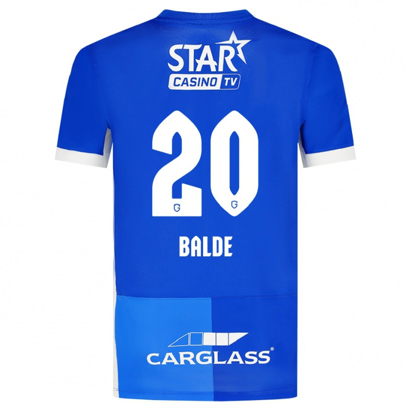 Danxen Barn Thierno Balde #20 Mellanblå Kungligblå Vit Hemmatröja Matchtröjor 2026/27 Tröjor T-Tröja