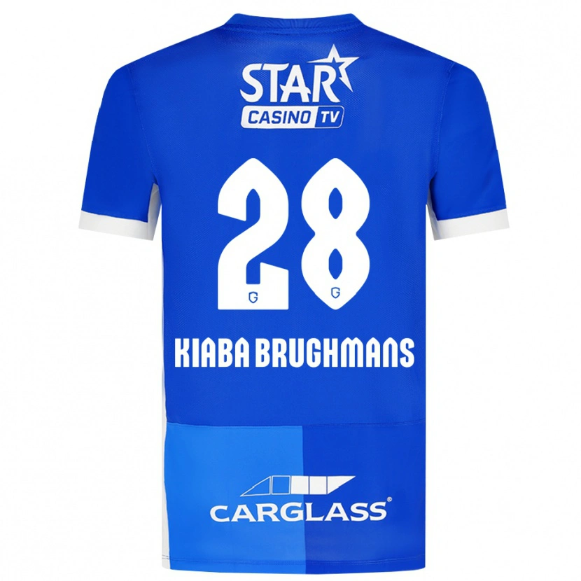 Danxen Barn Lucca Brughmans #28 Mellanblå Kungligblå Vit Hemmatröja Matchtröjor 2026/27 Tröjor T-Tröja