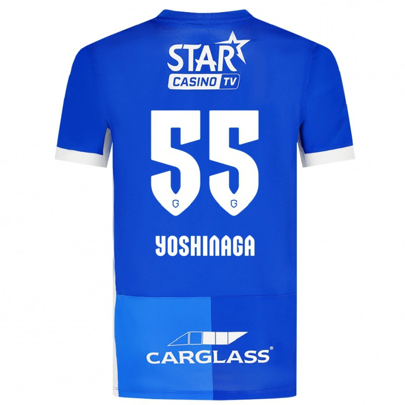 Danxen Barn Yumeki Yoshinaga #55 Mellanblå Kungligblå Vit Hemmatröja Matchtröjor 2026/27 Tröjor T-Tröja