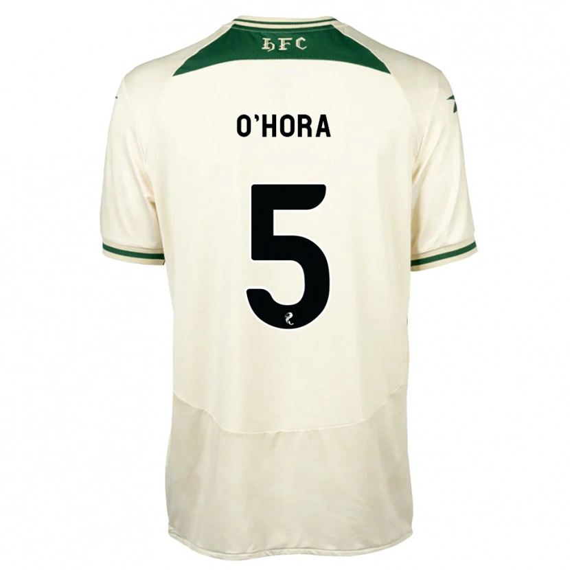 Danxen Barn Warren O'hora #5 Vit Skogsgrön Bortatröja Matchtröjor 2026/27 Tröjor T-Tröja