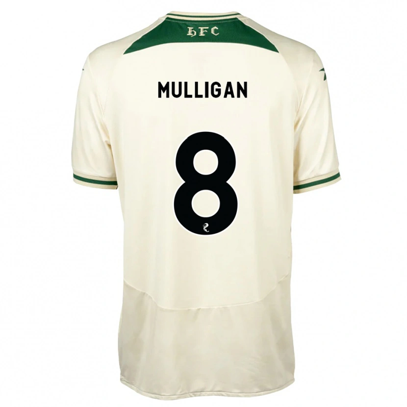Danxen Barn Josh Mulligan #8 Vit Skogsgrön Bortatröja Matchtröjor 2026/27 Tröjor T-Tröja