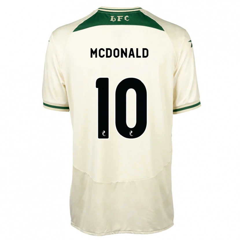 Danxen Barn Josh Mcdonald #10 Vit Skogsgrön Bortatröja Matchtröjor 2026/27 Tröjor T-Tröja
