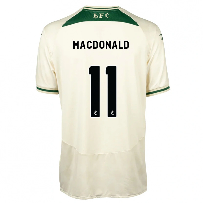 Danxen Barn Callum Macdonald #11 Vit Skogsgrön Bortatröja Matchtröjor 2026/27 Tröjor T-Tröja