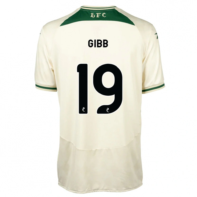 Danxen Barn Caley Gibb #19 Vit Skogsgrön Bortatröja Matchtröjor 2026/27 Tröjor T-Tröja