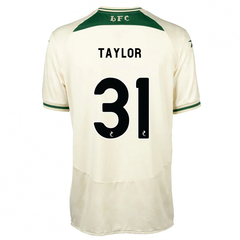 Danxen Barn Linzi Taylor #31 Vit Skogsgrön Bortatröja Matchtröjor 2026/27 Tröjor T-Tröja