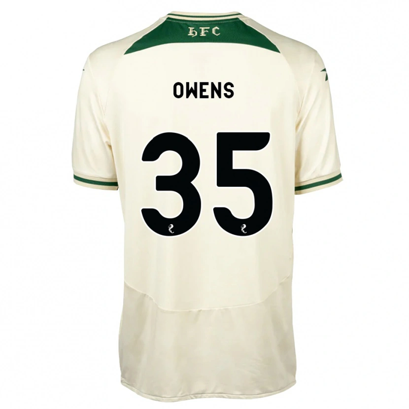 Danxen Barn Freddie Owens #35 Vit Skogsgrön Bortatröja Matchtröjor 2026/27 Tröjor T-Tröja