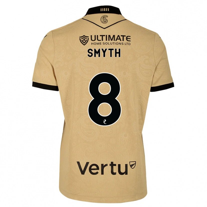 Danxen Barn Oisin Smyth #8 Burlywood Svart Bortatröja Matchtröjor 2026/27 Tröjor T-Tröja