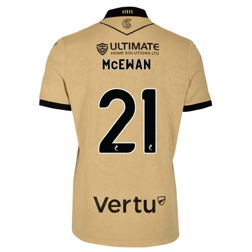 Danxen Barn Carter Mcewan #21 Burlywood Svart Bortatröja Matchtröjor 2026/27 Tröjor T-Tröja