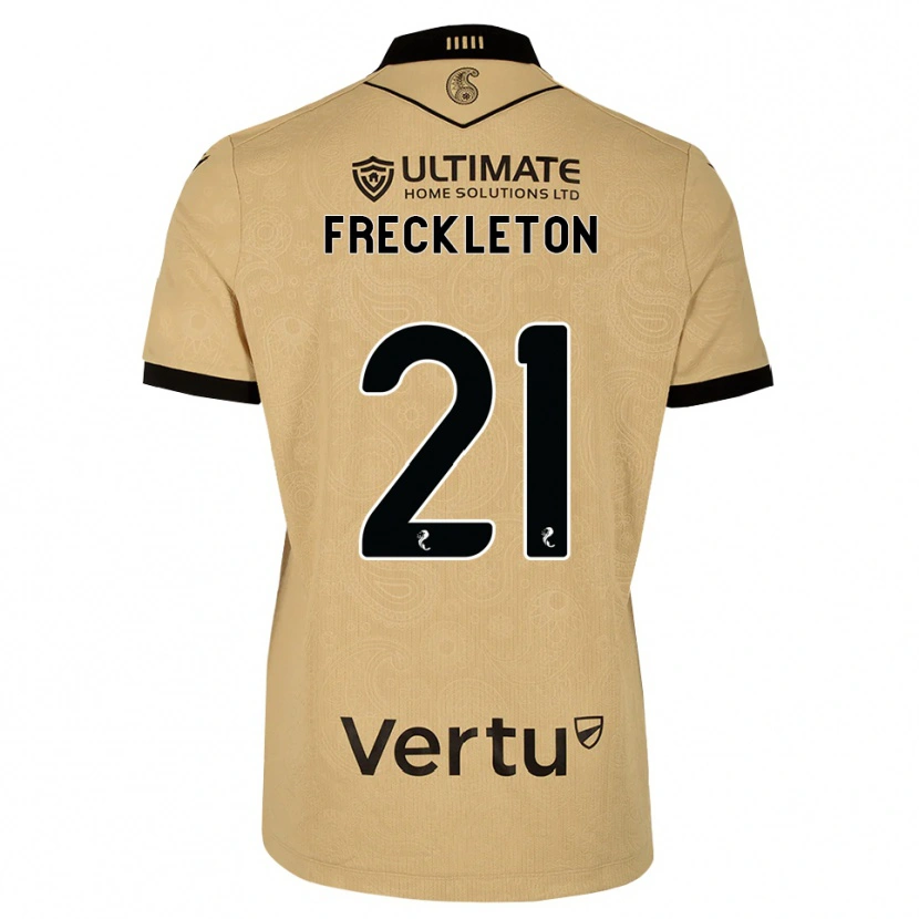 Danxen Barn Miguel Freckleton #21 Burlywood Svart Bortatröja Matchtröjor 2026/27 Tröjor T-Tröja
