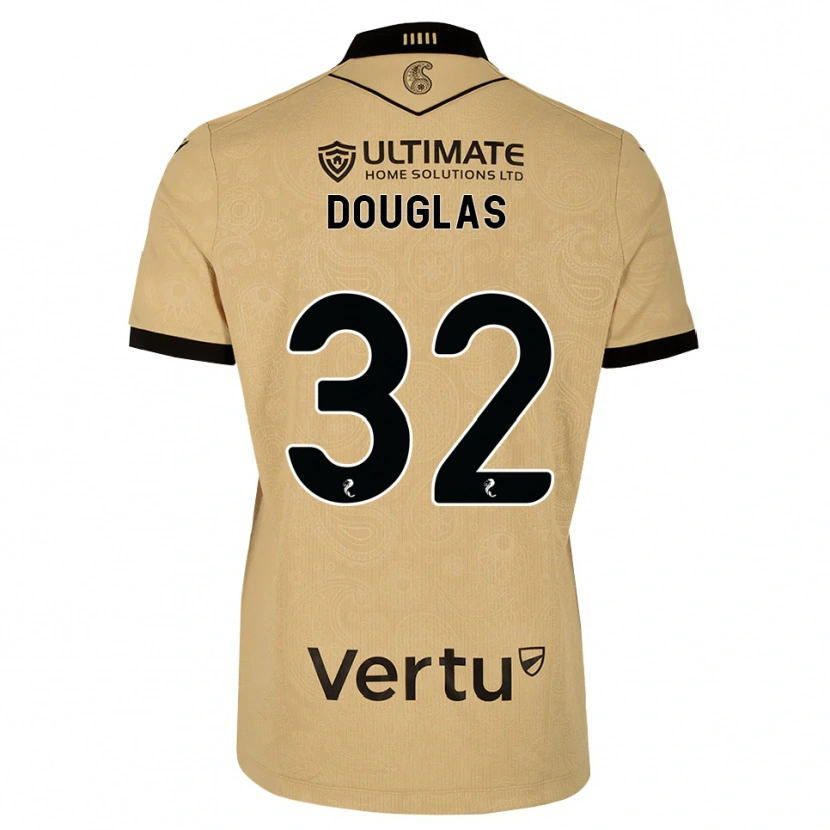 Danxen Barn Luke Douglas #32 Burlywood Svart Bortatröja Matchtröjor 2026/27 Tröjor T-Tröja