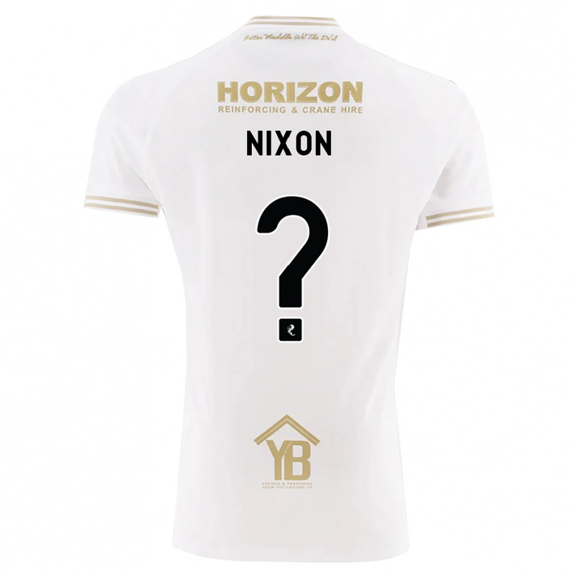 Danxen Barn Stevie Nixon #0 Vete Vit Bortatröja Matchtröjor 2026/27 Tröjor T-Tröja