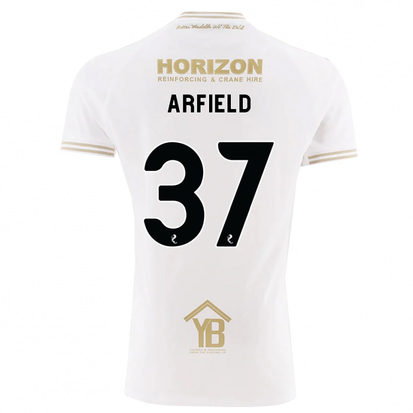 Danxen Barn Scott Arfield #37 Vete Vit Bortatröja Matchtröjor 2026/27 Tröjor T-Tröja