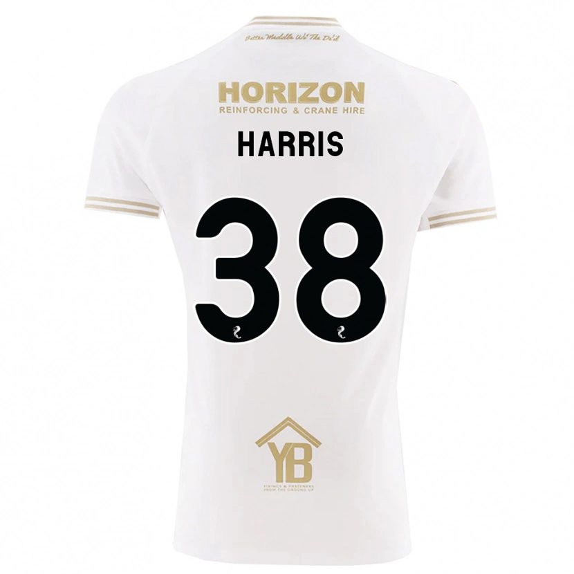 Danxen Barn Leo Harris #38 Vete Vit Bortatröja Matchtröjor 2026/27 Tröjor T-Tröja
