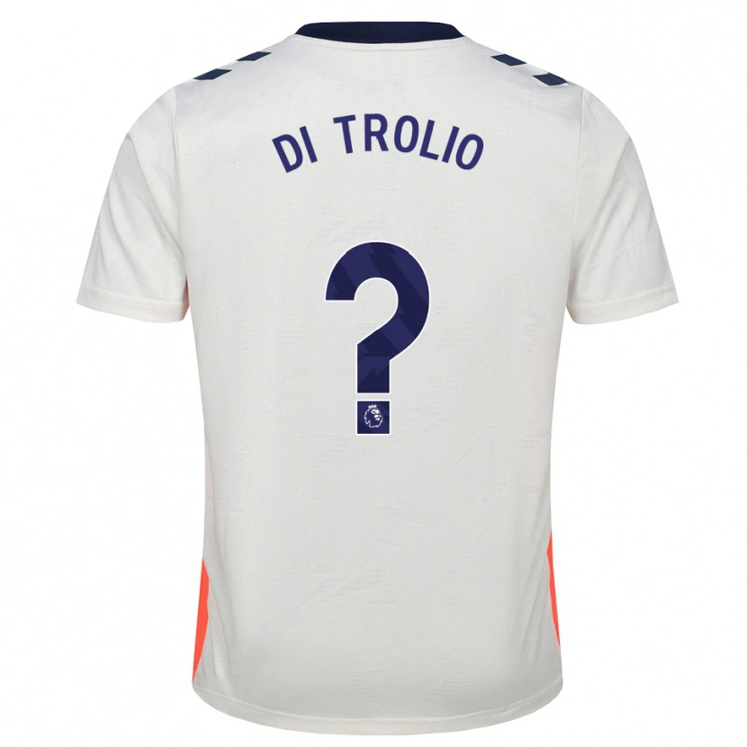 Danxen Barn Riccardo Di Trolio #0 Vit Orange Kungligt Blå Bortatröja Matchtröjor 2026/27 Tröjor T-Tröja