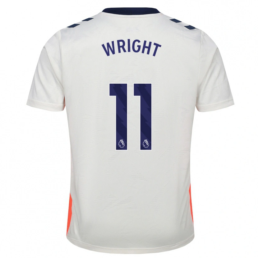Danxen Barn Haji Wright #11 Vit Orange Kungligt Blå Bortatröja Matchtröjor 2026/27 Tröjor T-Tröja
