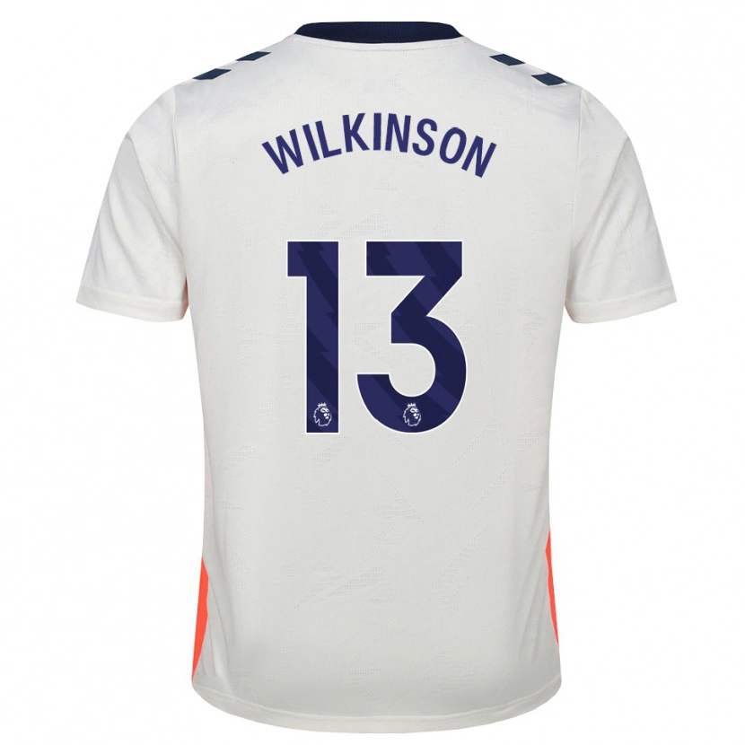 Danxen Barn Mitchell Wilkinson #13 Vit Orange Kungligt Blå Bortatröja Matchtröjor 2026/27 Tröjor T-Tröja