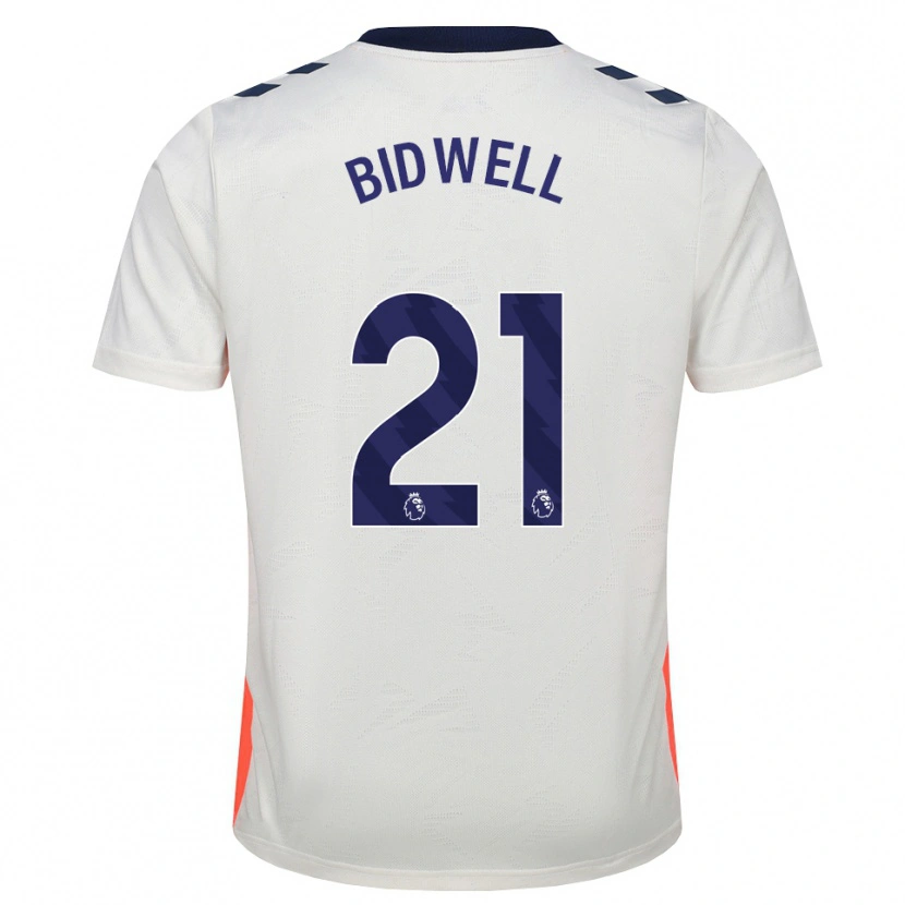 Danxen Barn Jake Bidwell #21 Vit Orange Kungligt Blå Bortatröja Matchtröjor 2026/27 Tröjor T-Tröja